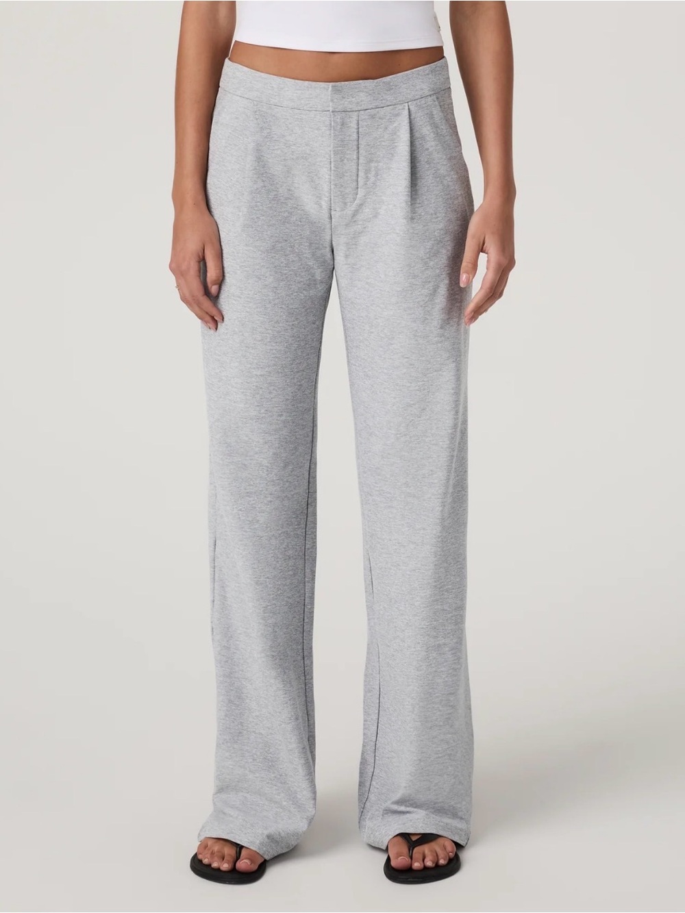 Vuori Light Heather Gray Elevation Trouser in DreamKnit - Picture 3 of 8